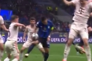 德国裁判谈劳塔罗进球前手球：显然进球理应无效，这太疯狂了